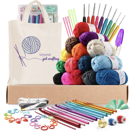 Pre-made crochet kits for beginners