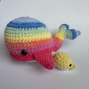 Mama Whale with Baby