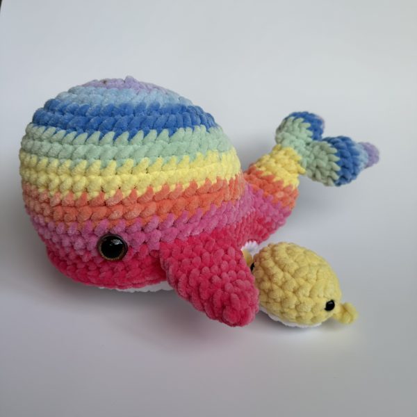 Mama Whale with Baby