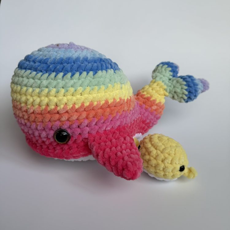 Mama Whale with Baby