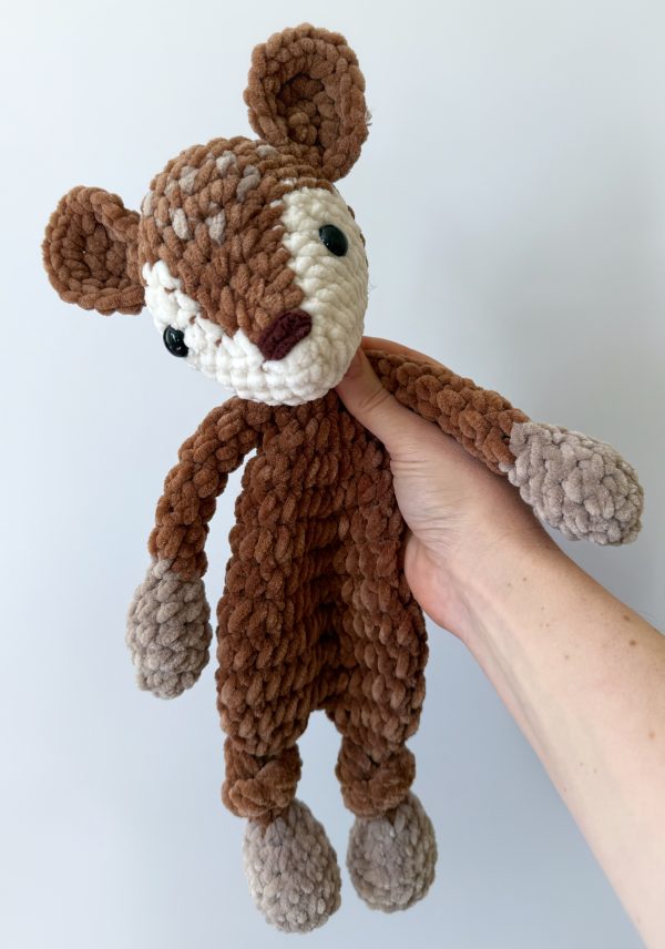 Crochet fawn, baby deer