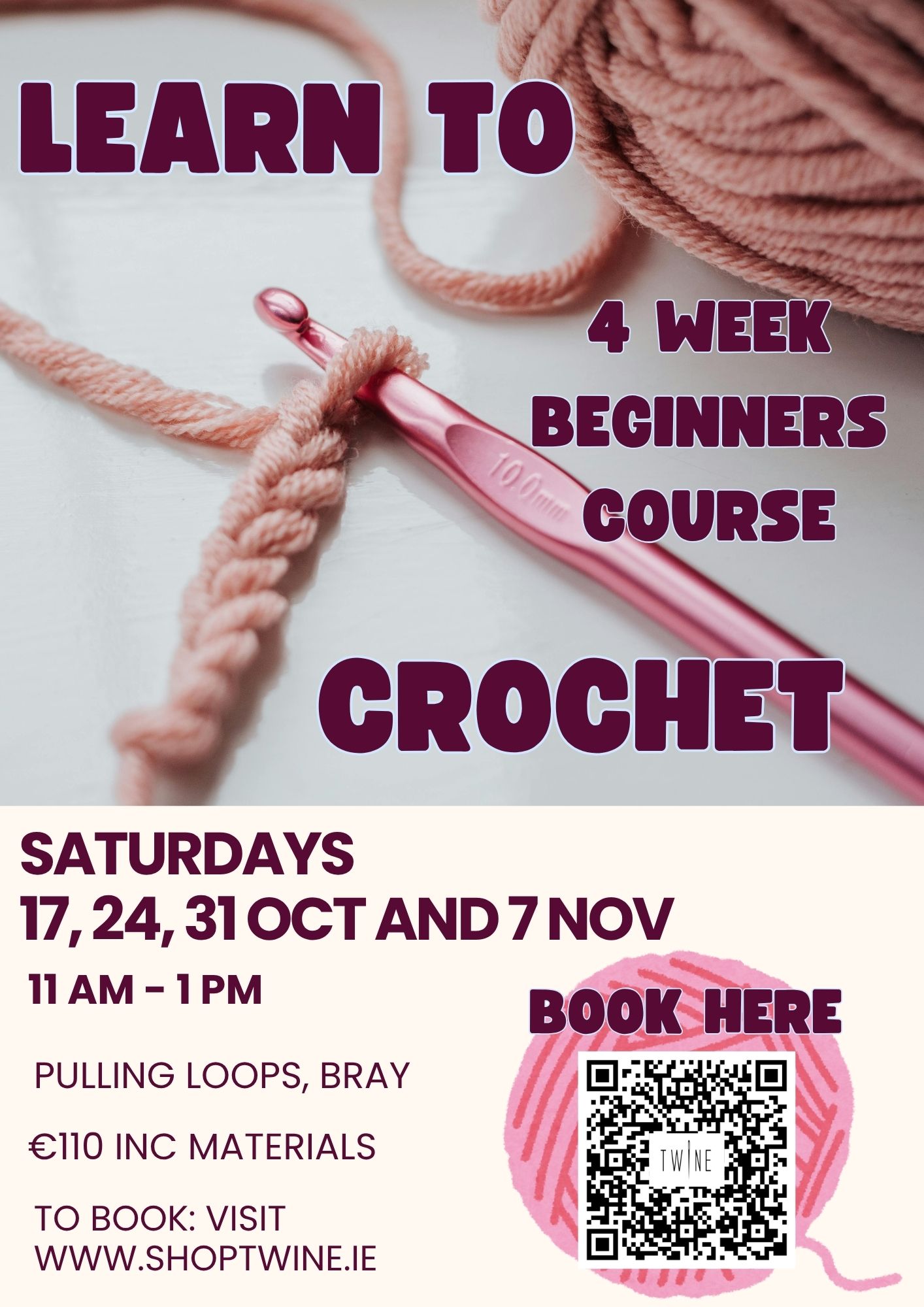 Beginners Crochet Course - October - Image 2
